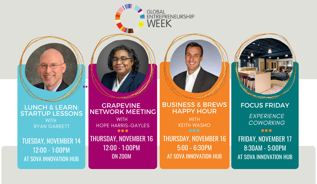 Celebrate Global Entrepreneurship Week at SOVA Innovation Hub