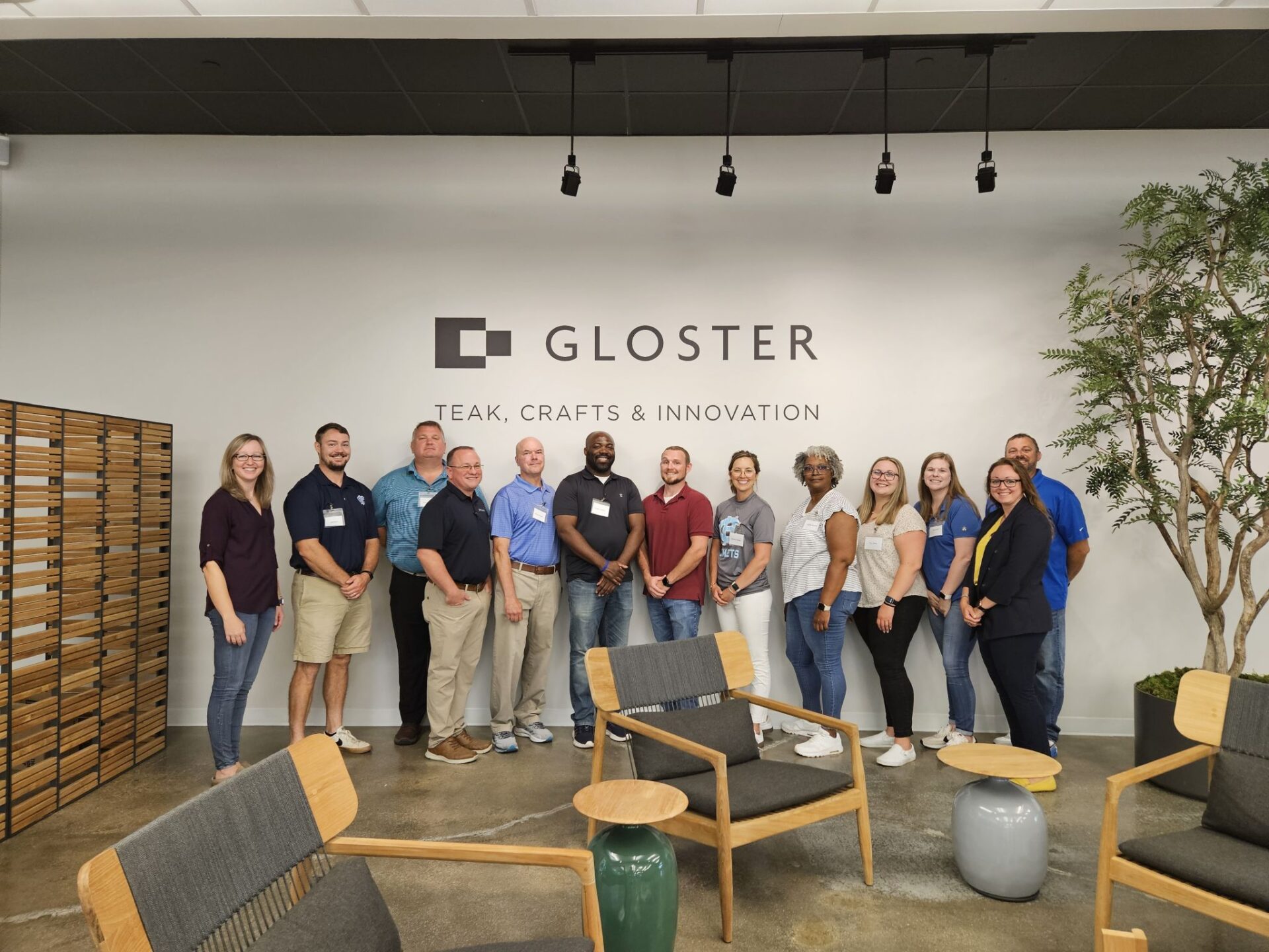 Educators visit Gloster manufacturing in Halifax County VA